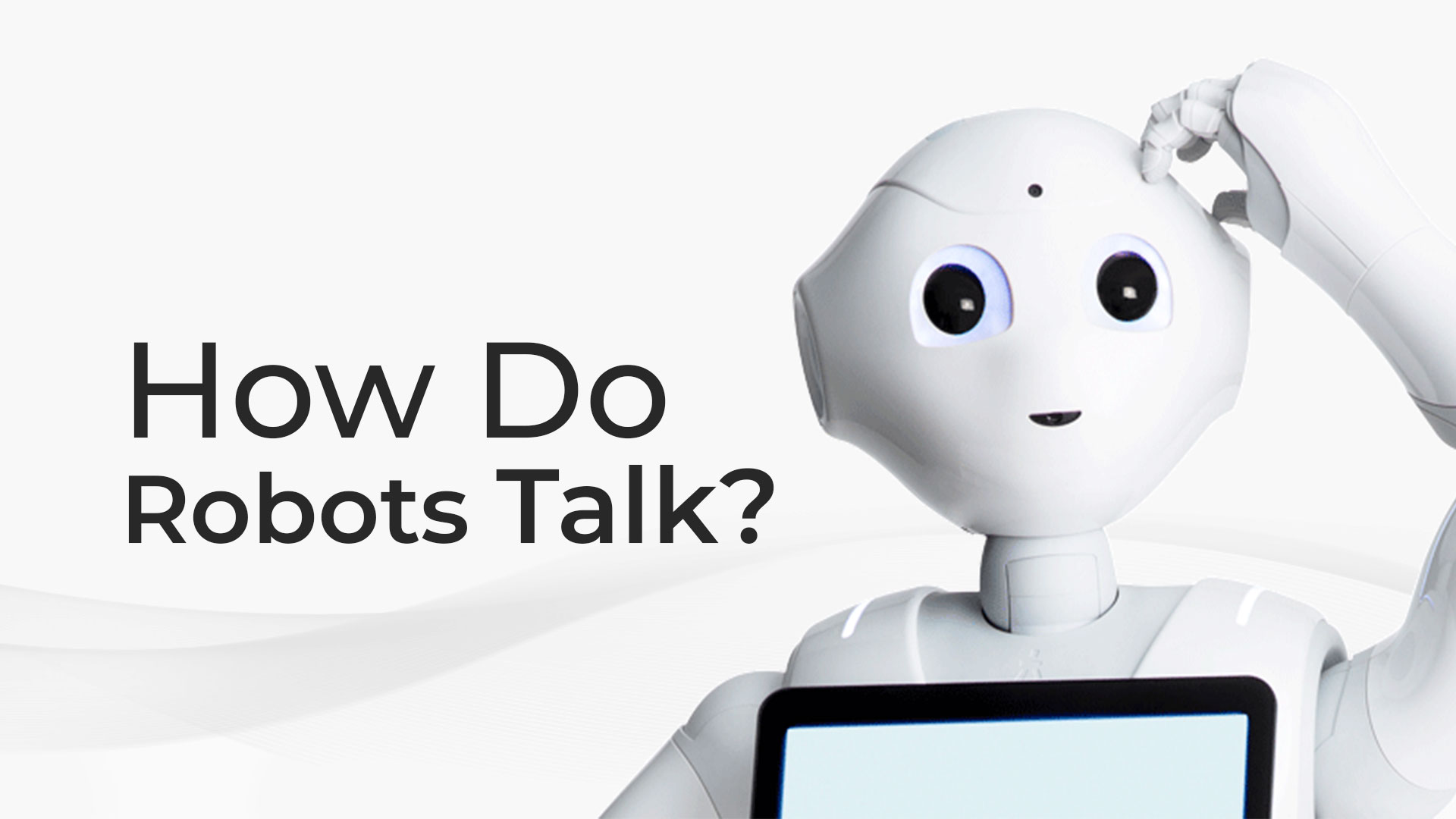 how do robots talk